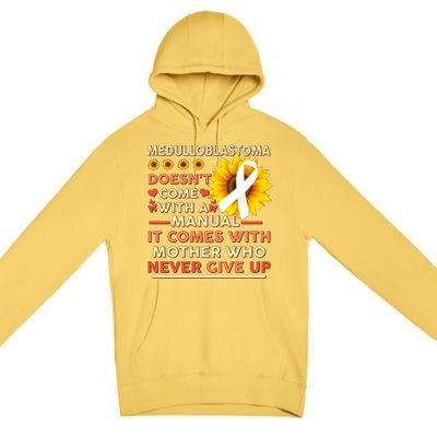 Medulloblastoma Awareness Premium Pullover Hoodie