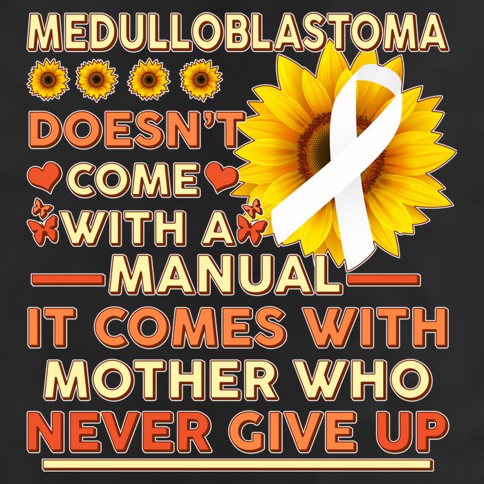 Medulloblastoma Awareness 7 Panel Mesh Trucker Snapback Hat