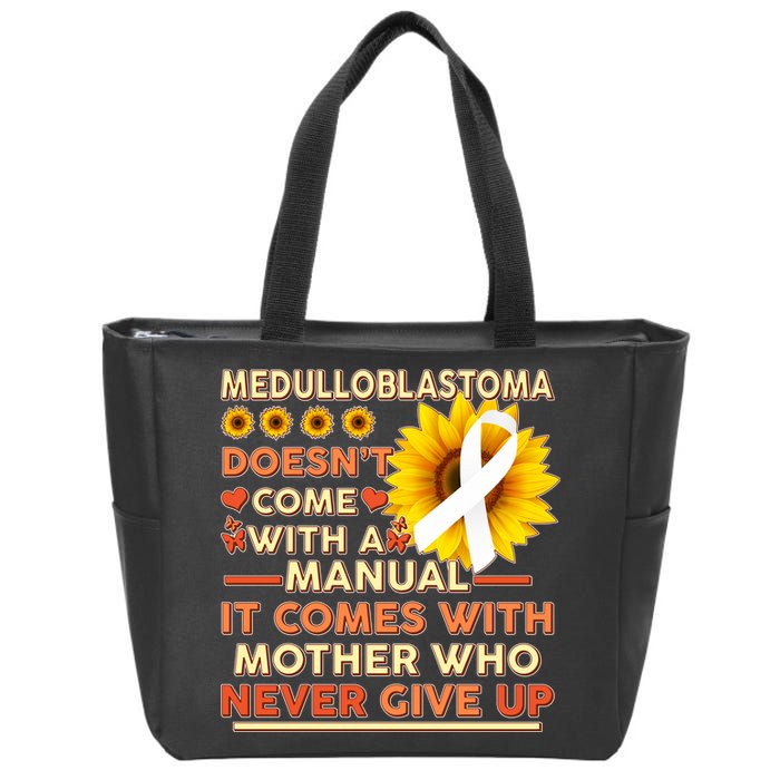 Medulloblastoma Awareness Zip Tote Bag
