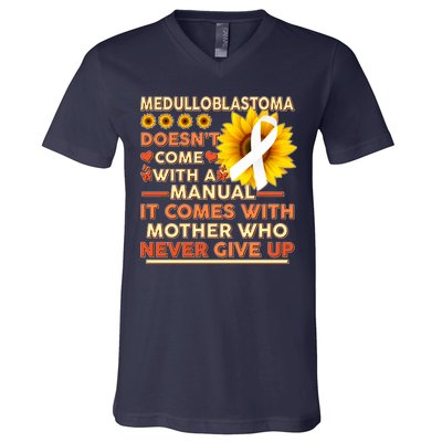 Medulloblastoma Awareness V-Neck T-Shirt