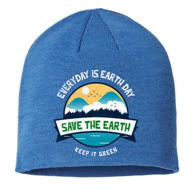 Make Everyday Earth Day Saving Mother Earth Landscape Design Gift Sustainable Beanie