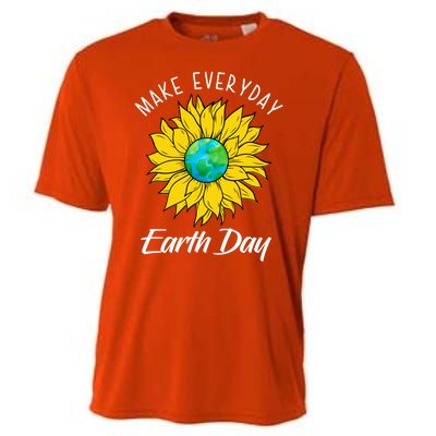 Make Everyday Earth Day Sunflower Cooling Performance Crew T-Shirt