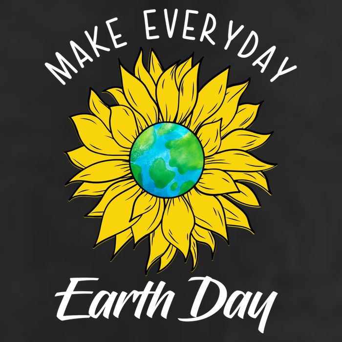 Make Everyday Earth Day Sunflower 11oz C Handle Ceramic Mug