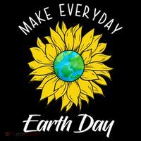 Make Everyday Earth Day Sunflower Cooling Performance Long Sleeve Crew