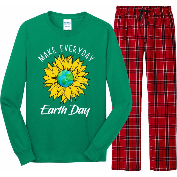 Make Everyday Earth Day Sunflower Long Sleeve Pajama Set