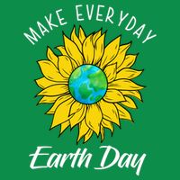 Make Everyday Earth Day Sunflower Tie-Dye T-Shirt