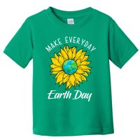 Make Everyday Earth Day Sunflower Toddler T-Shirt