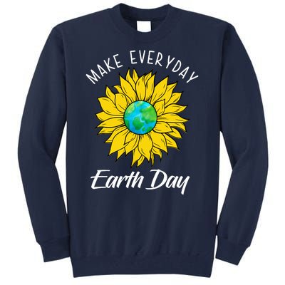 Make Everyday Earth Day Sunflower Tall Sweatshirt