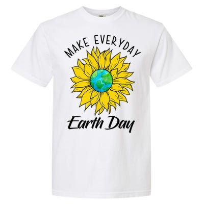 Make Everyday Earth Day Sunflower Garment-Dyed Heavyweight T-Shirt