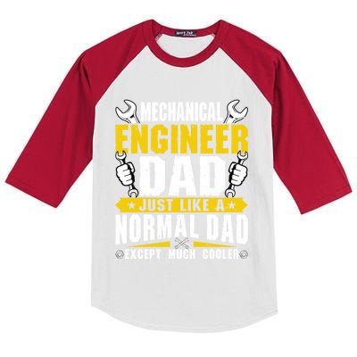 Mechanical Engineering Engineer Dad Just Like A Normal Dad Cool Gift Kids Colorblock Raglan Jersey