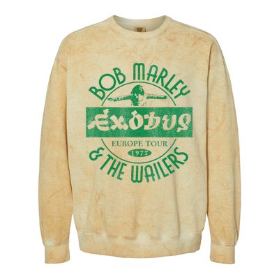 Marley Exodus Europe 1977 Colorblast Crewneck Sweatshirt