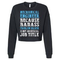 Mechanical Engineer Engineering Cropped Pullover Crew
