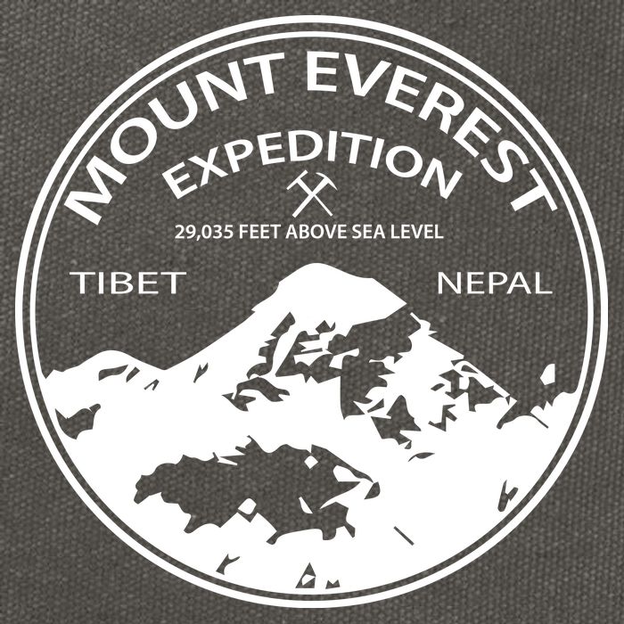 Mount Everest Expedition Cotton Canvas Backpack
