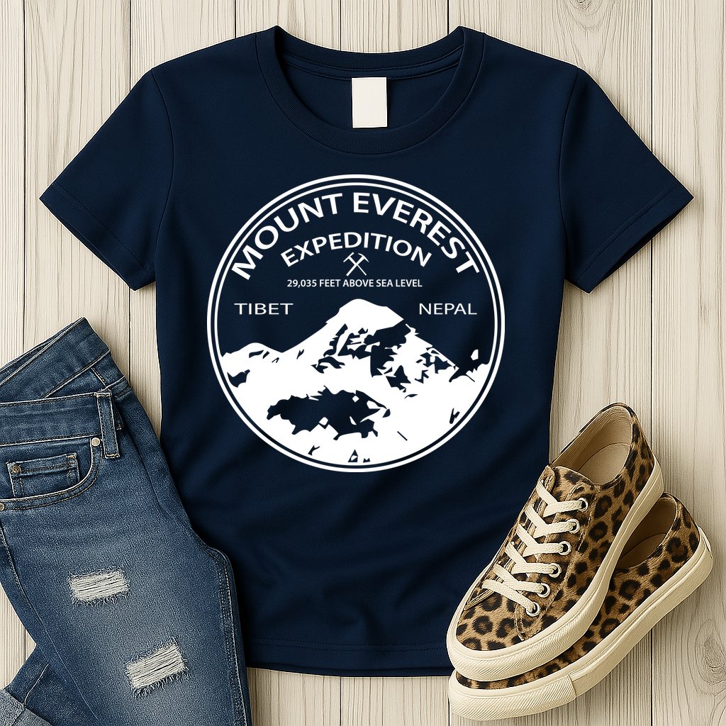 Mount Everest Expedition Womens T-Shirt