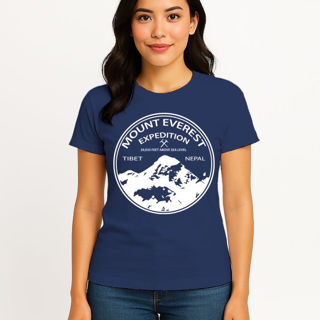 Mount Everest Expedition Womens T-Shirt
