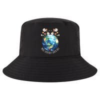 Make Everyday Earth Day Floral Globe Awareness Cool Comfort Performance Bucket Hat