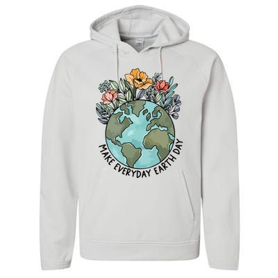 Make Everyday Earth Day Performance Fleece Hoodie