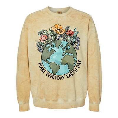 Make Everyday Earth Day Colorblast Crewneck Sweatshirt