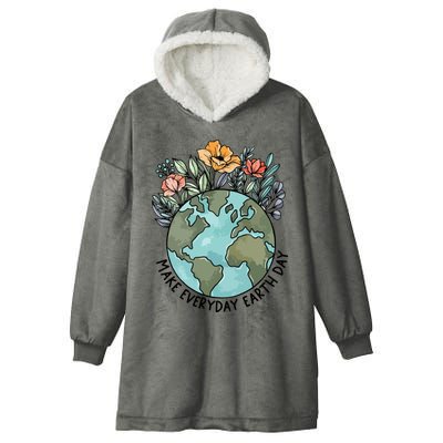 Make Everyday Earth Day Hooded Wearable Blanket