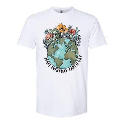 Make Everyday Earth Day Softstyle CVC T-Shirt