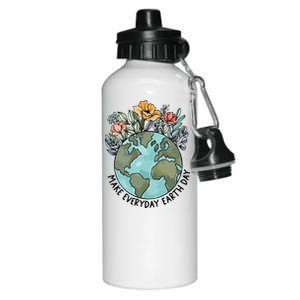 Make Everyday Earth Day Aluminum Water Bottle