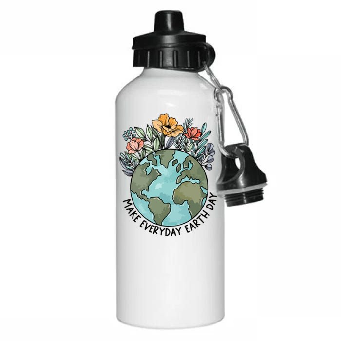 Make Everyday Earth Day Aluminum Water Bottle