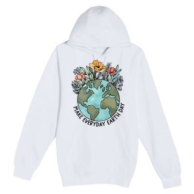 Make Everyday Earth Day Premium Pullover Hoodie