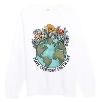 Make Everyday Earth Day Premium Crewneck Sweatshirt