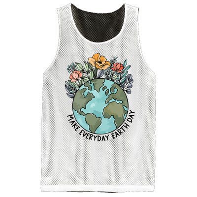 Make Everyday Earth Day Mesh Reversible Basketball Jersey Tank