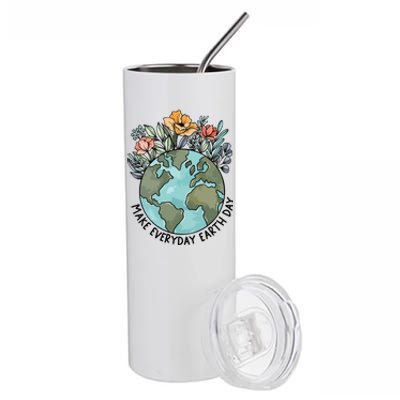 Make Everyday Earth Day Stainless Steel Tumbler