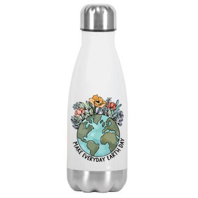 Make Everyday Earth Day Stainless Steel Insulated Water Bottle