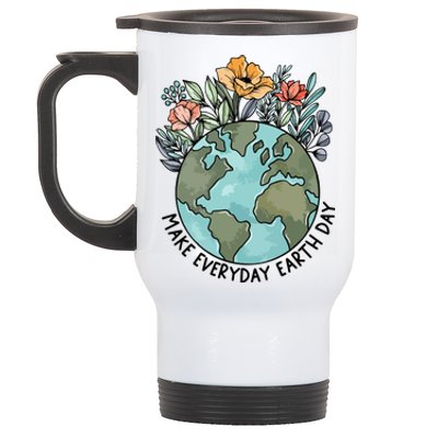 Make Everyday Earth Day Stainless Steel Travel Mug