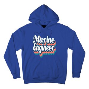 Marine Engineer Engineering Major Retro Gift Hoodie