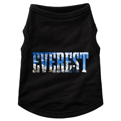 Mount Everest Expidition Mt Mountain Climbing Mountaineer Doggie Tank