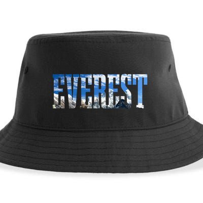 Mount Everest Expidition Mt Mountain Climbing Mountaineer Sustainable Bucket Hat