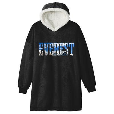 Mount Everest Expidition Mt Mountain Climbing Mountaineer Hooded Wearable Blanket