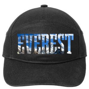 Mount Everest Expidition Mt Mountain Climbing Mountaineer 7-Panel Snapback Hat