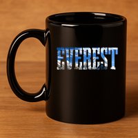 Mount Everest Expidition Mt Mountain Climbing Mountaineer 11oz C Handle Ceramic Mug