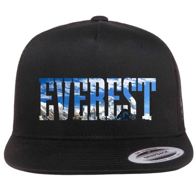 Mount Everest Expidition Mt Mountain Climbing Mountaineer Flatbill Hat