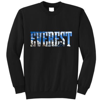 Mount Everest Expidition Mt Mountain Climbing Mountaineer Tall Sweatshirt