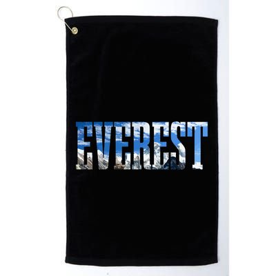 Mount Everest Expidition Mt Mountain Climbing Mountaineer Golf Towel