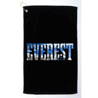 Mount Everest Expidition Mt Mountain Climbing Mountaineer Golf Towel