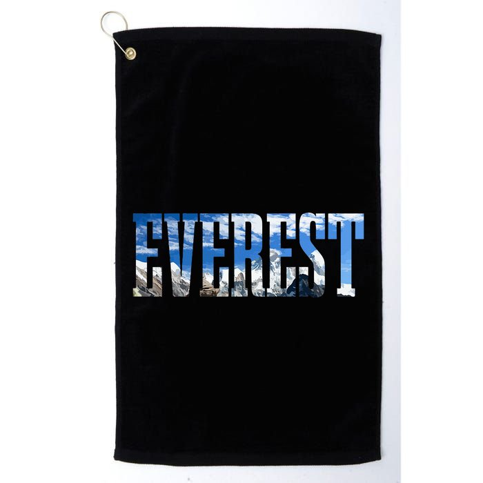 Mount Everest Expidition Mt Mountain Climbing Mountaineer Golf Towel