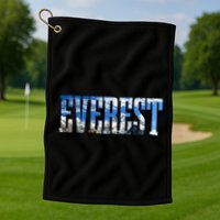 Mount Everest Expidition Mt Mountain Climbing Mountaineer Golf Towel