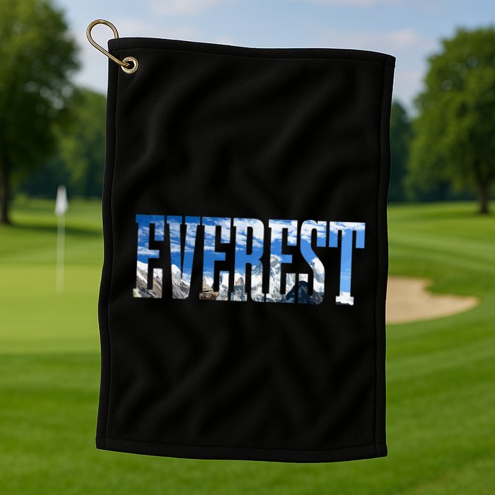 Mount Everest Expidition Mt Mountain Climbing Mountaineer Golf Towel