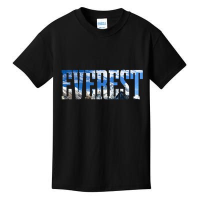 Mount Everest Expidition Mt Mountain Climbing Mountaineer Kids T-Shirt