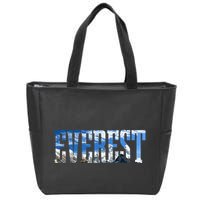 Mount Everest Expidition Mt Mountain Climbing Mountaineer Zip Tote Bag