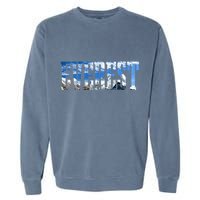 Mount Everest Expidition Mt Mountain Climbing Mountaineer Garment-Dyed Sweatshirt