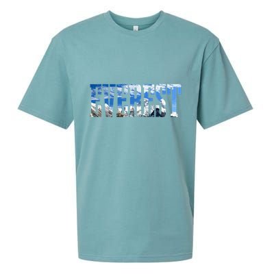 Mount Everest Expidition Mt Mountain Climbing Mountaineer Sueded Cloud Jersey T-Shirt