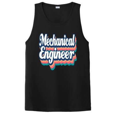 Mechanical Engineer Engineering Major Retro Cool Gift PosiCharge Competitor Tank